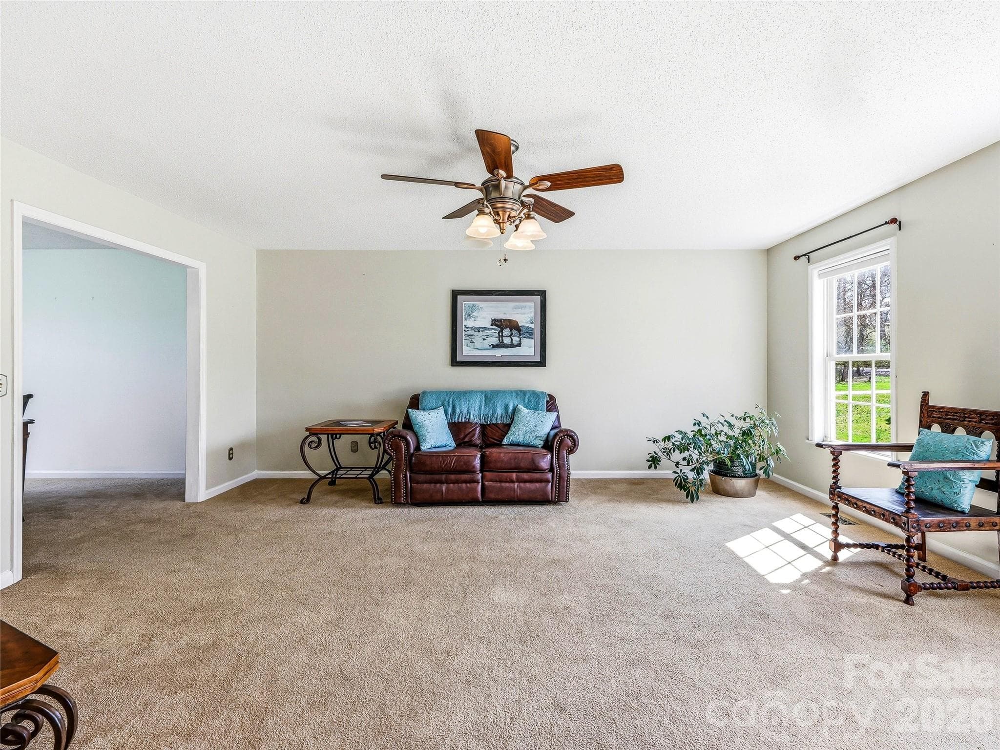 Living room with lots of natural light - 61 Rolling Hills Road, Mills River