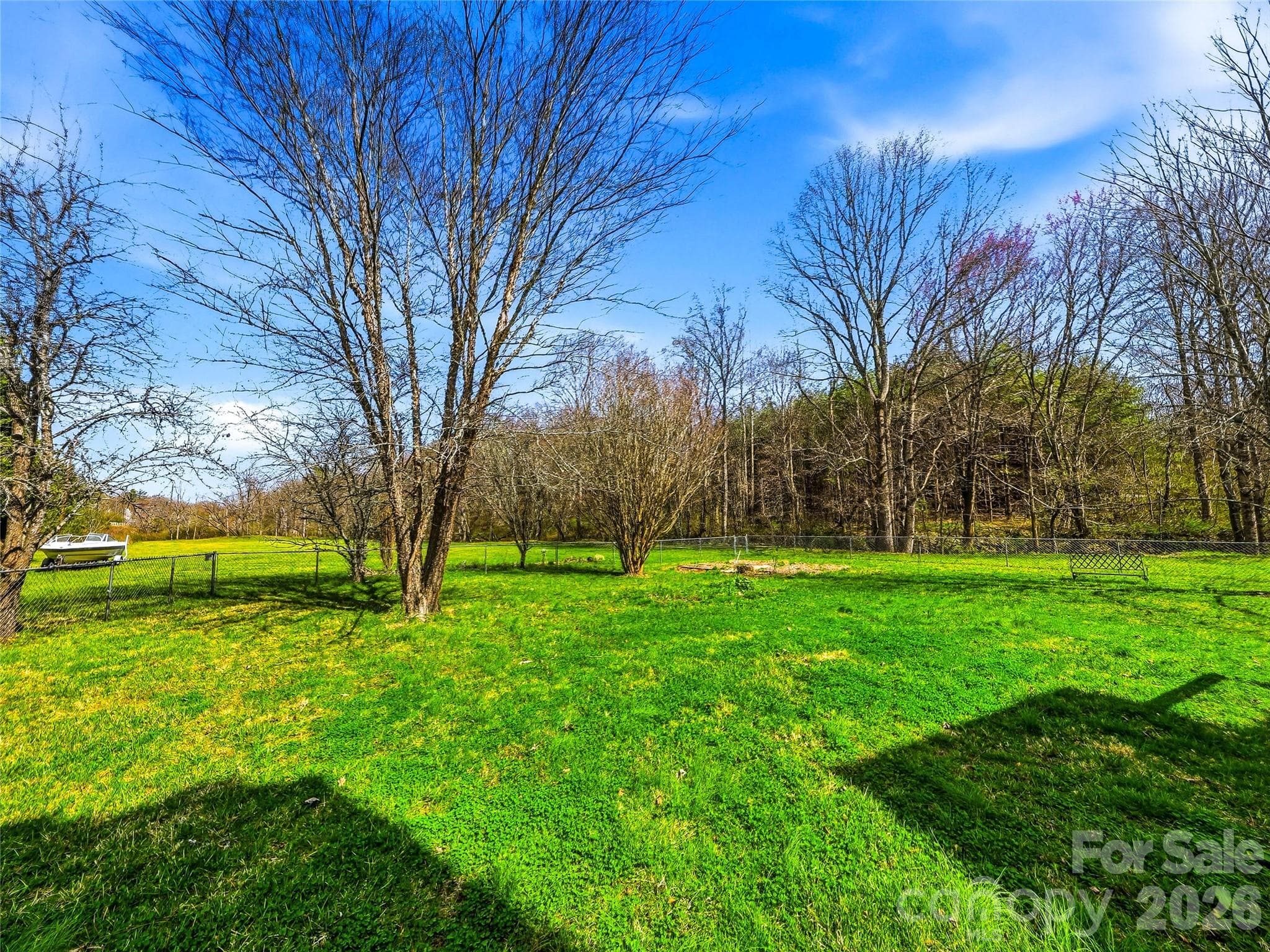 2.33 acres of flat yard - 61 Rolling Hills Road, Mills River