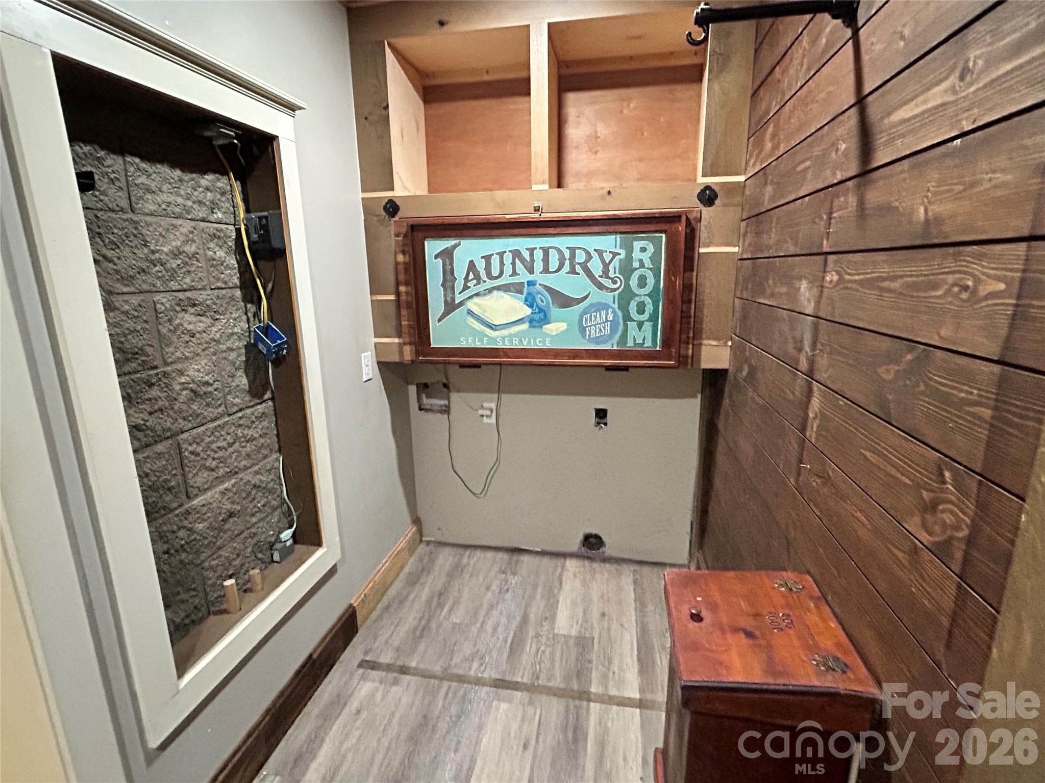 Laundry room basement - 330 Potts Drive, Waynesville