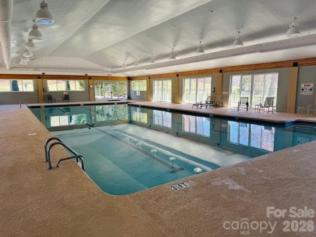 INDOOR POOL - 121 Burning Tree Lane, Flat Rock