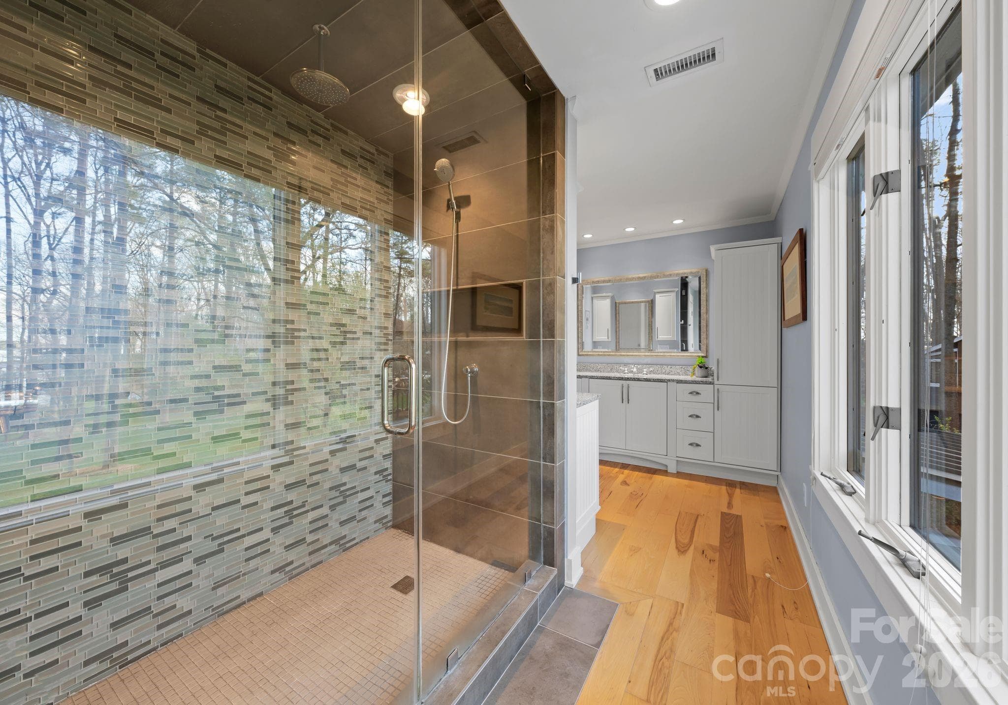 Large Primary Ensuite Walk-In Shower - 16208 Weatherly Way, Huntersville