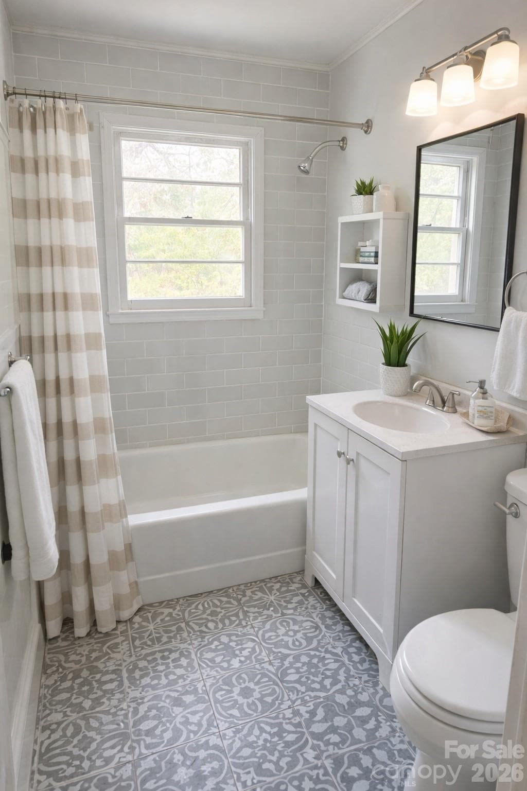 Virtually Staged Bathroom - 205 Jewel Street, Chester