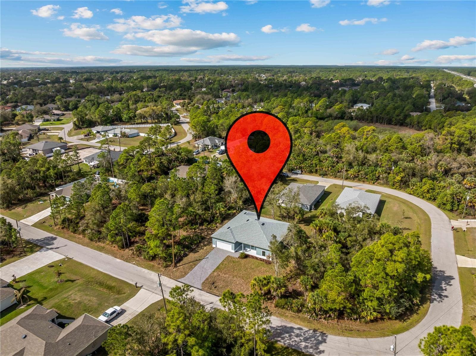 Aerial View - 4409 LACOCO ST, NORTH PORT