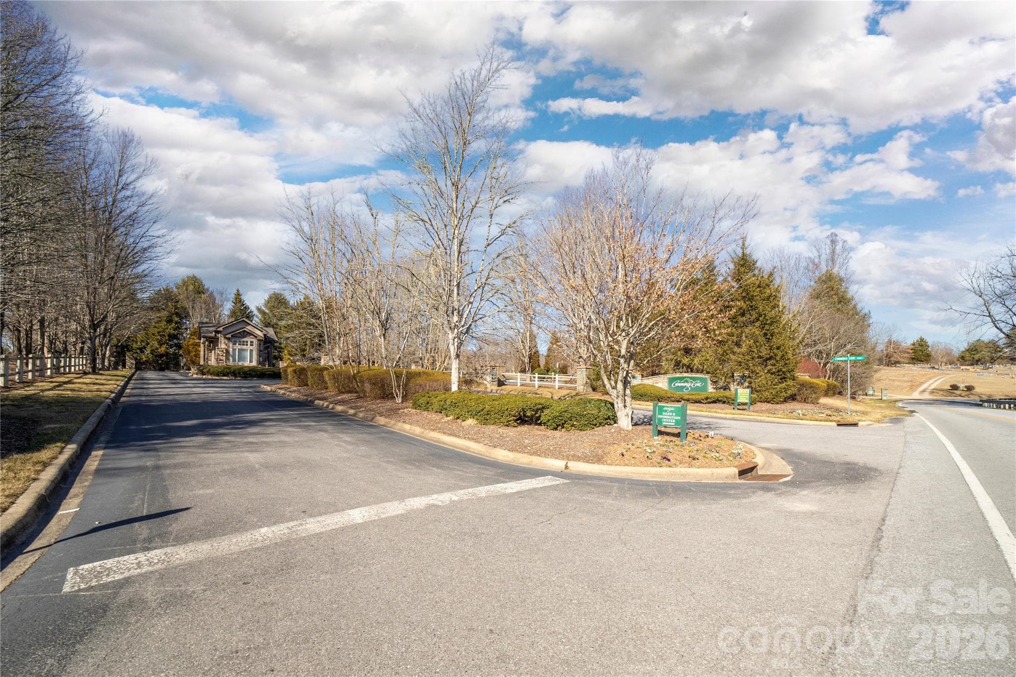 Entrance off of Hebron Road. - Hendersonville
