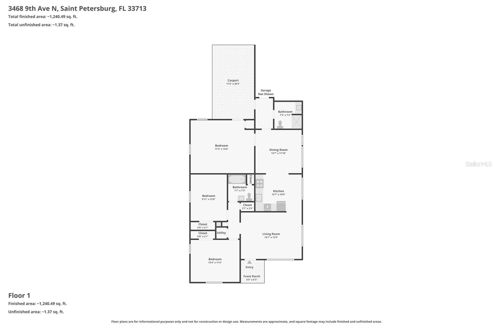 Single Family Residence at 3468 9TH AVE N, ST PETERSBURG, photo 22 of 25