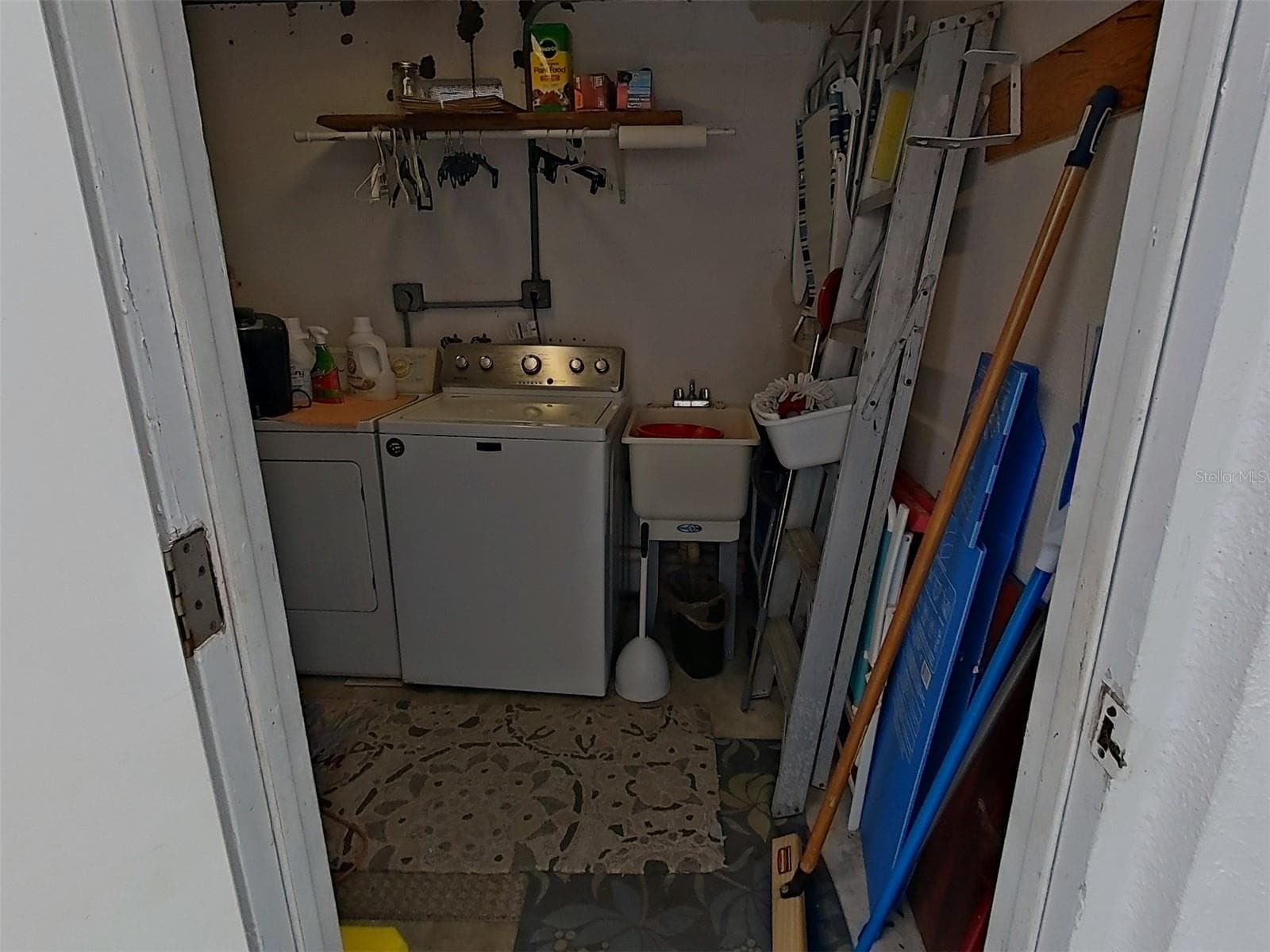 Big laundry room with storage space for tools and beach chairs! - 1845 VERA PL #29, SARASOTA