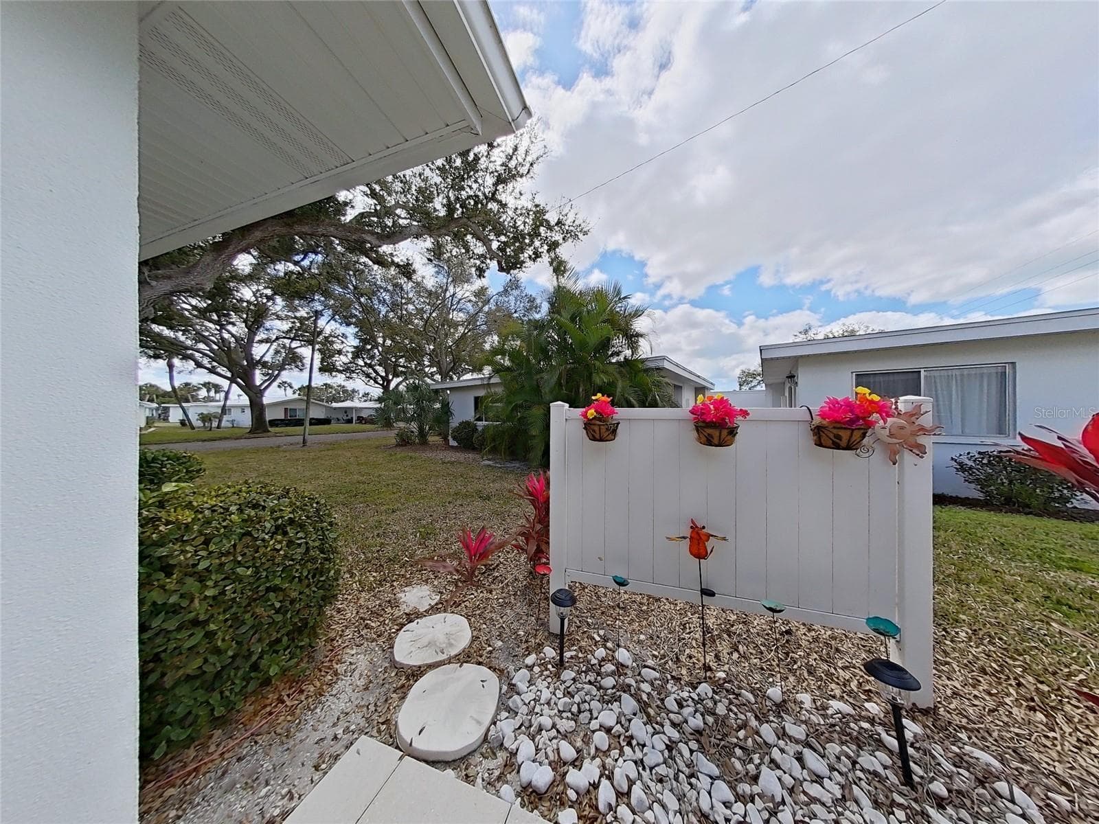 Back yard view - 1845 VERA PL #29, SARASOTA