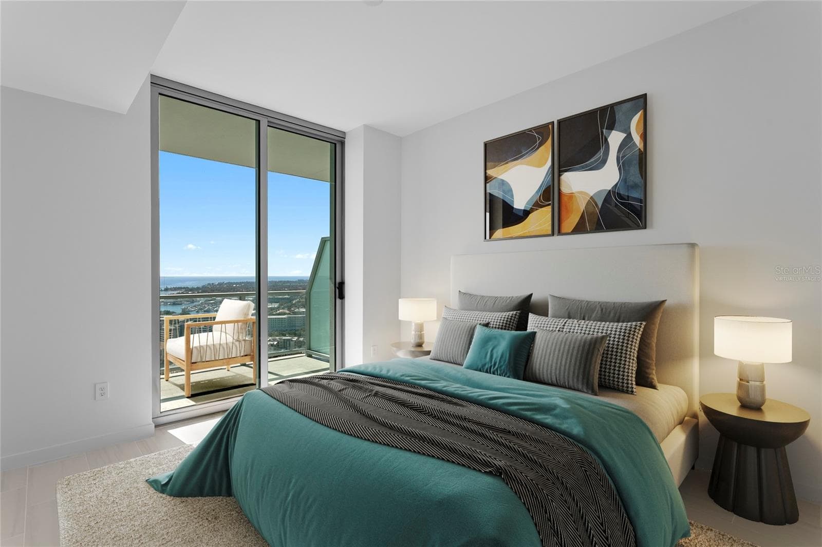 Virtually Staged -Bedroom 3 - 400 CENTRAL AVE #2806, ST PETERSBURG