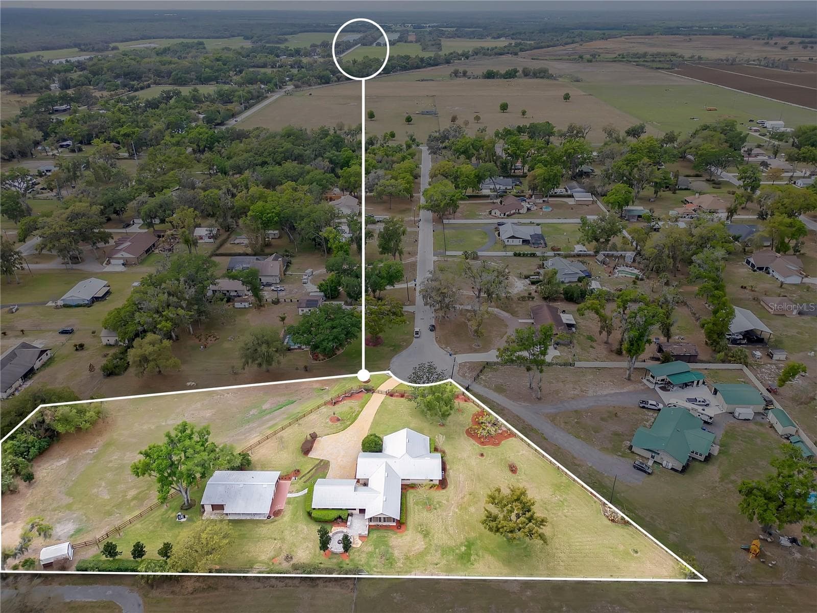 Aerial view of lot - 1401 BUELL CT, PLANT CITY