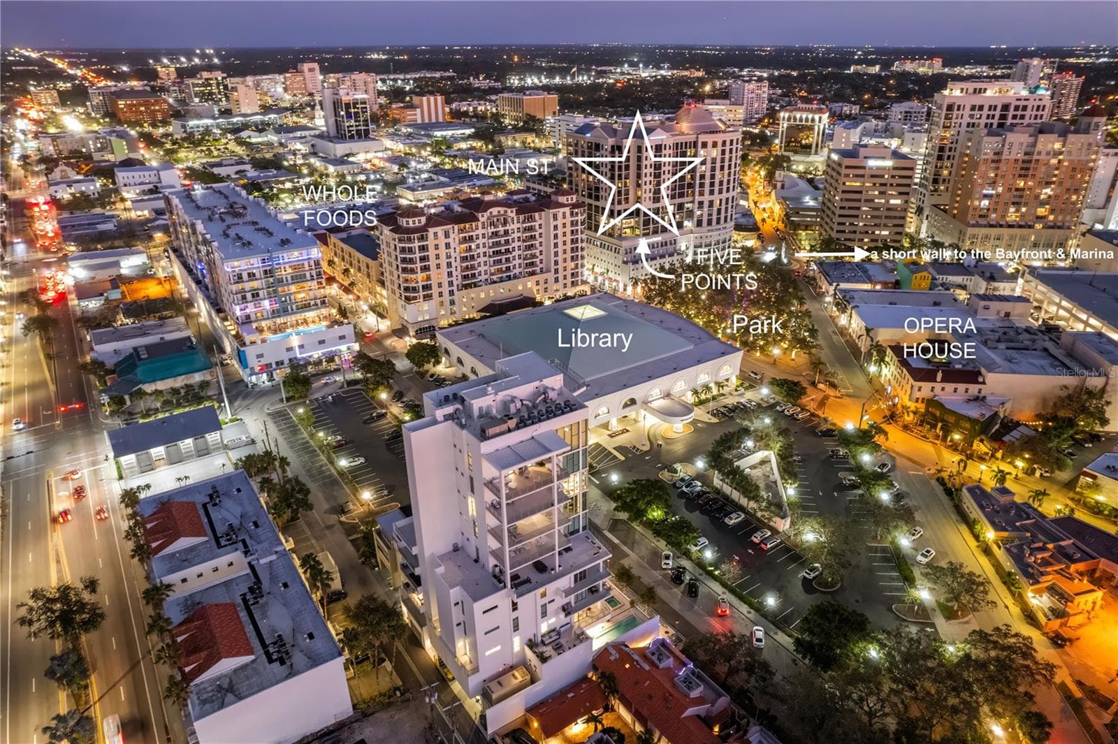 The best location for a very walkable downtown Sarasota. Whole Foods, Opra House, Galleries, Library, The Bayfront, Marina, dining, Farmers Market, and more. Your car is nearly obsolete. - 50 CENTRAL AVE #15A, SARASOTA
