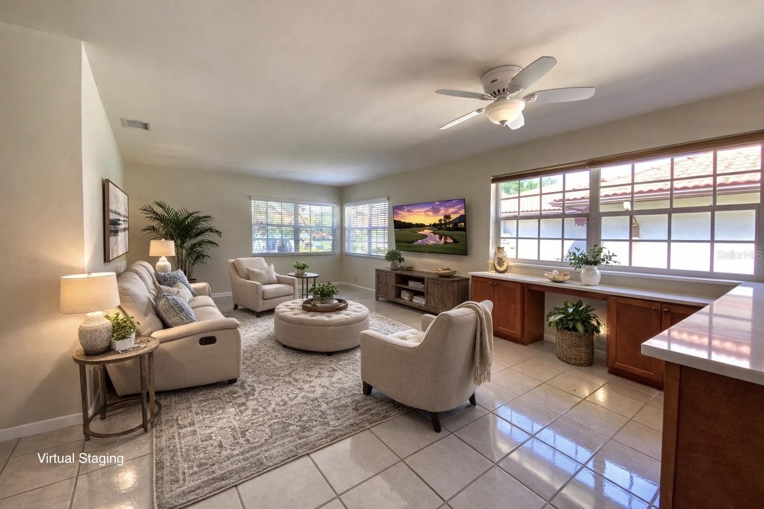 Den (Virtual Staging) - 4310 MURFIELD DR E, BRADENTON