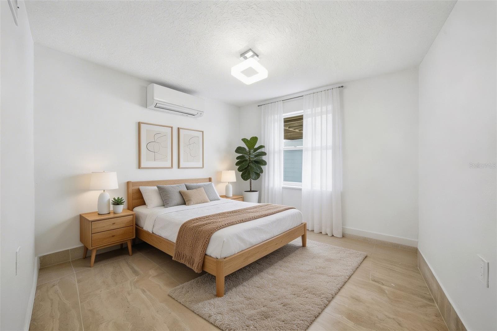 1st Floor - Bedroom 3 Staged - 1109 CHARLES ST, CLEARWATER