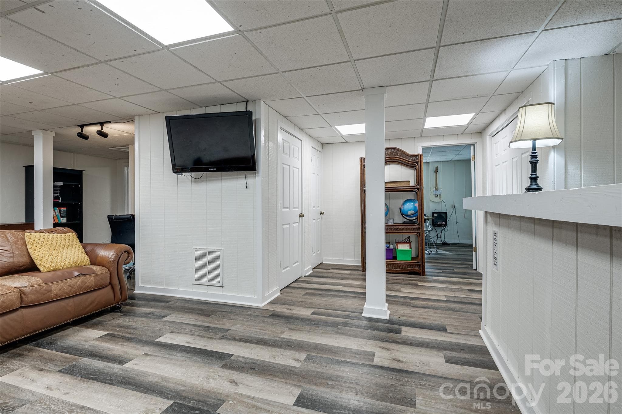 Half-Bath in Basement with updated Lighting - 1015 Quail Circle, Salisbury
