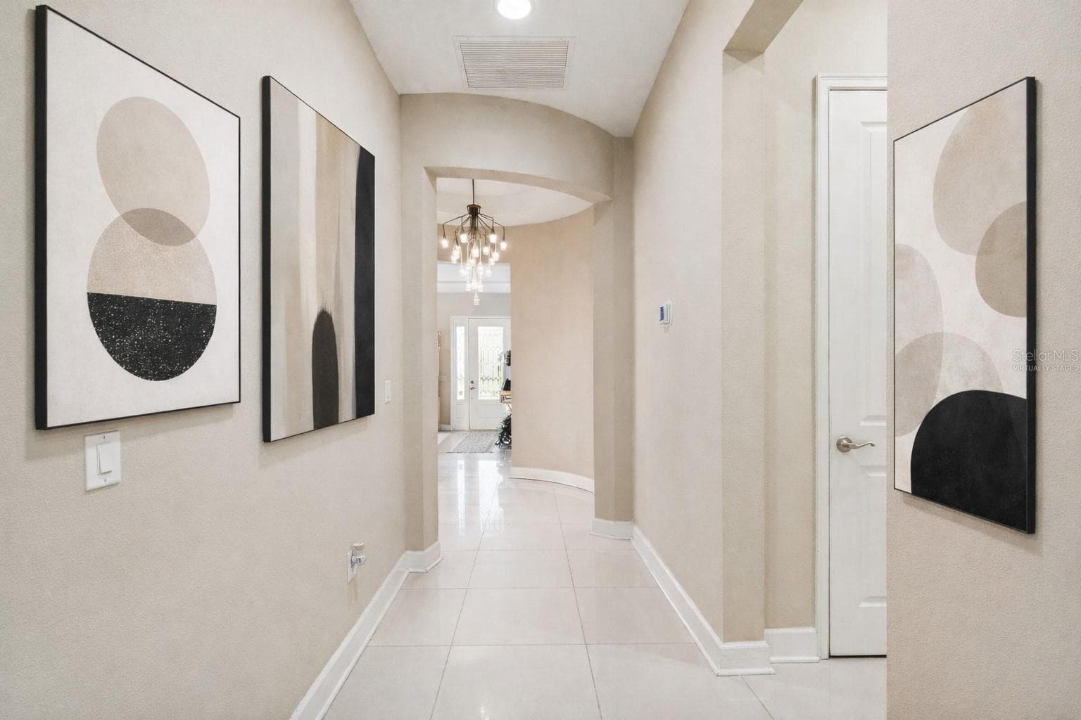 Virtually staged corridor - 4155 BARLETTA CT, WESLEY CHAPEL