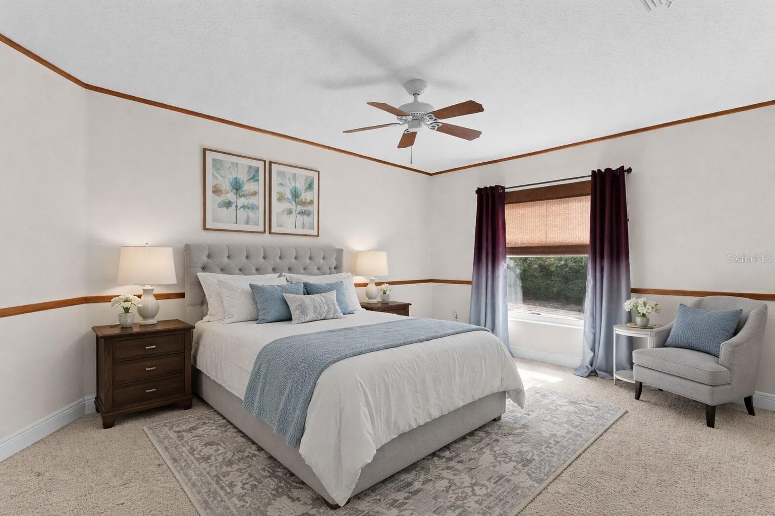 Guest room staged - 758 MOORE TER, THE VILLAGES