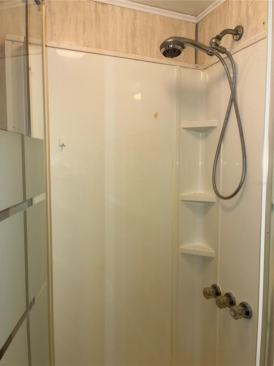 Shower in the main bathroom. - 24533 PINK PANTHER RD, PAISLEY