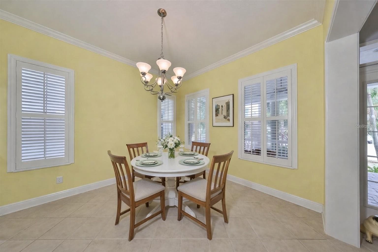 Dining room or formal living room adorned with windows. - 416 MANNS HARBOR DR, APOLLO BEACH