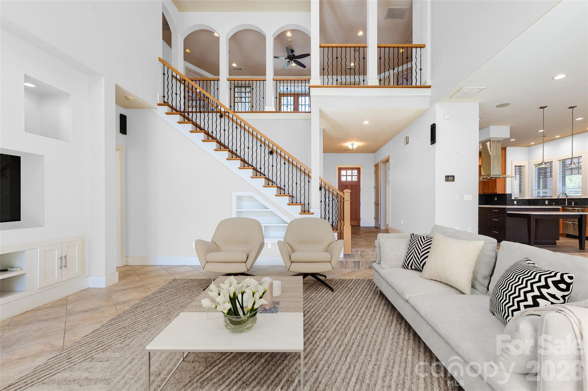 This image has been virtually staged and virtually painted to illustrate the property’s potential appearance. Furniture, decor and exterior color are for illustrative purposes only and may not reflect the property’s current condition. - Asheville