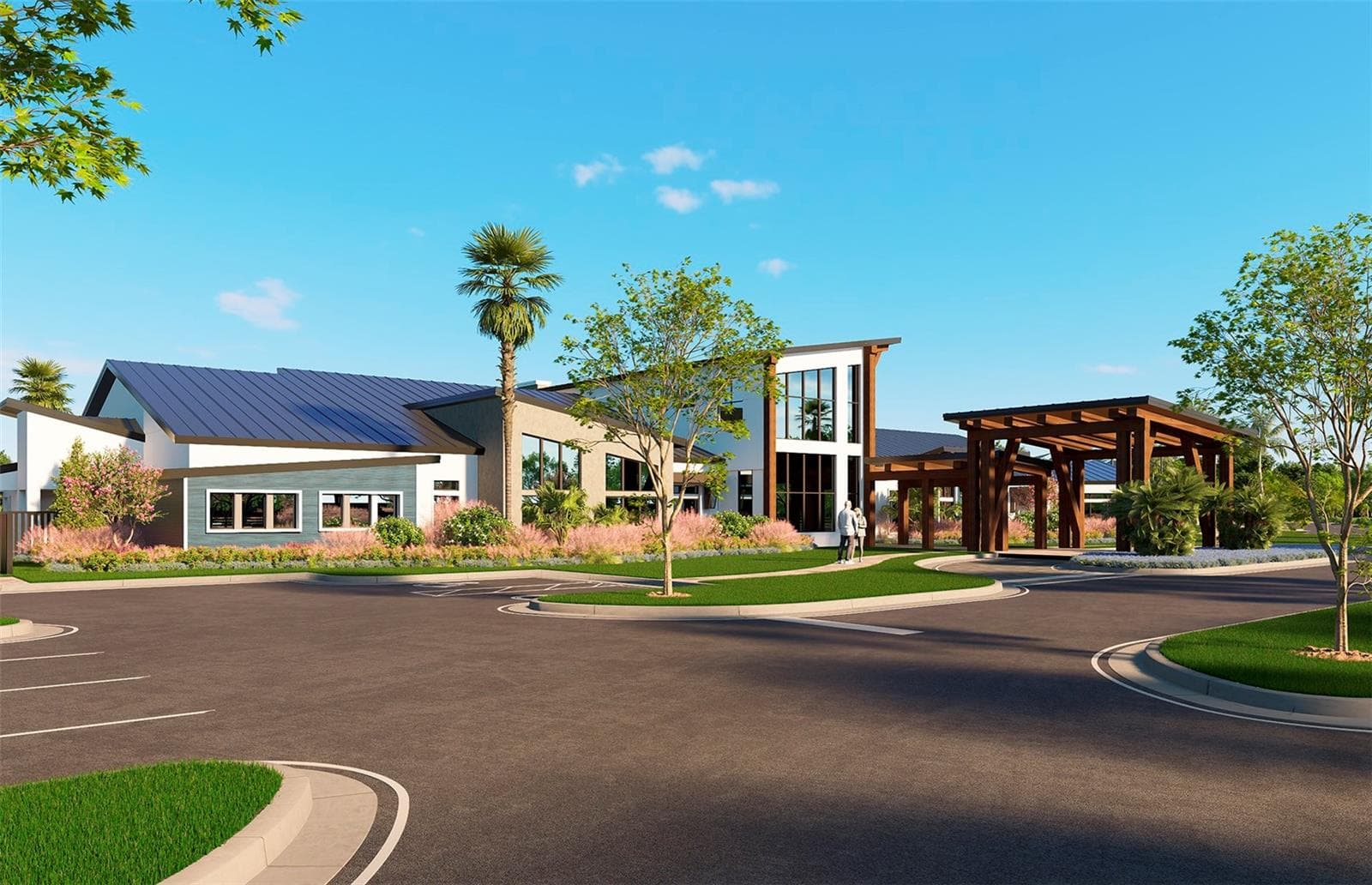 Clubhouse Entry Rendering - 13504 CANYON RIDGE RD, SPRING HILL