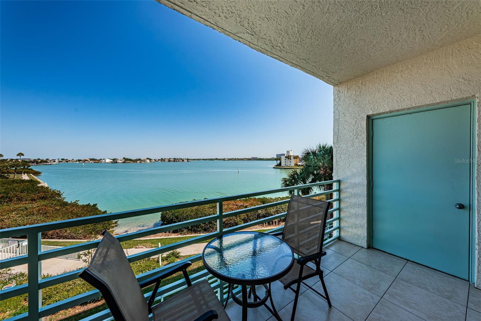 View to the Right from Balcony - Please Note Storage Closet - 7979 SAILBOAT KEY BLVD S #205, SOUTH PASADENA
