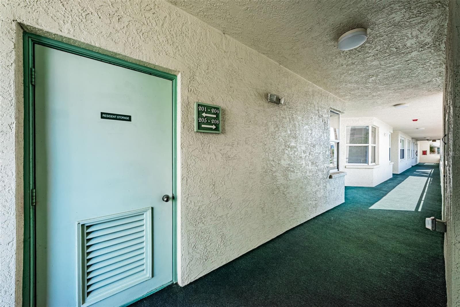 Exterior Storage Room on Same Floor as Condo - 7979 SAILBOAT KEY BLVD S #205, SOUTH PASADENA