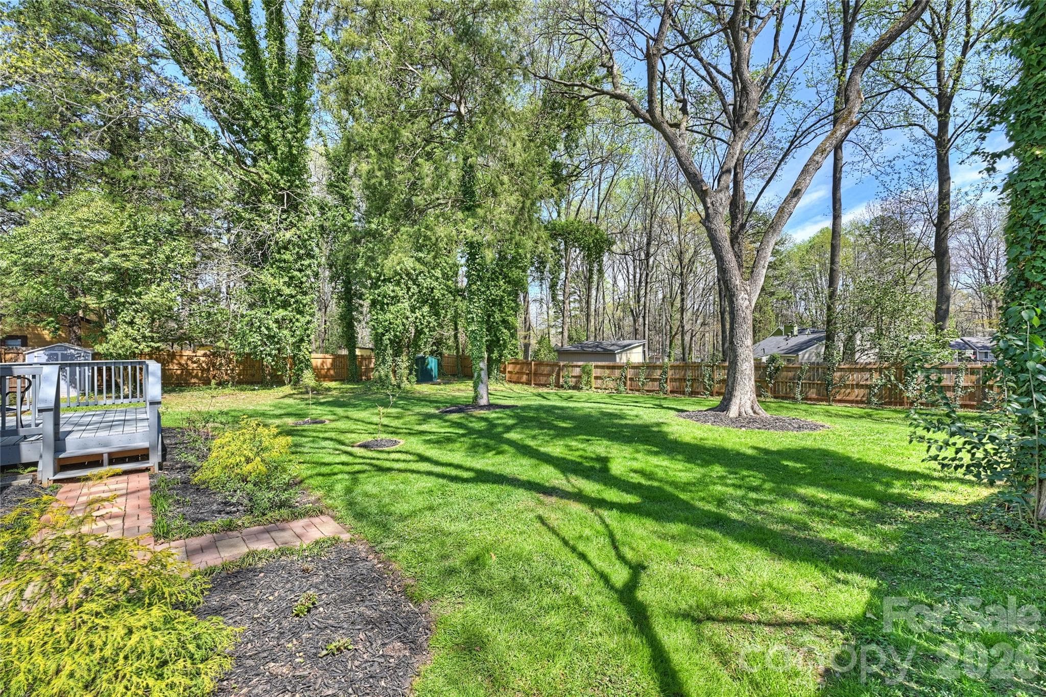 Back Yard - 3724 Cobbleridge Drive, Charlotte