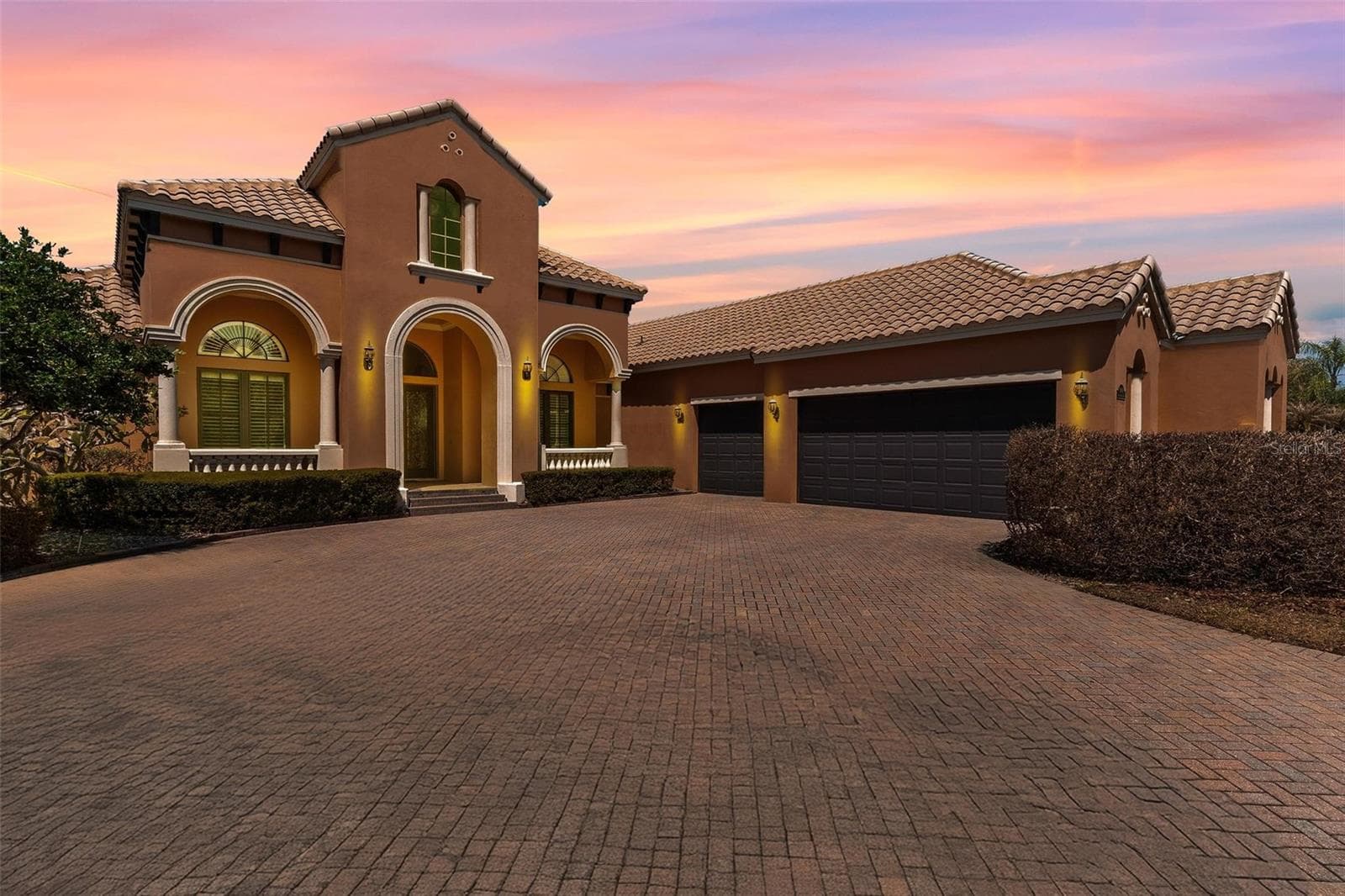 FRONT NIGHT SHOT - 3001 ISOLA BELLA BLVD, MOUNT DORA