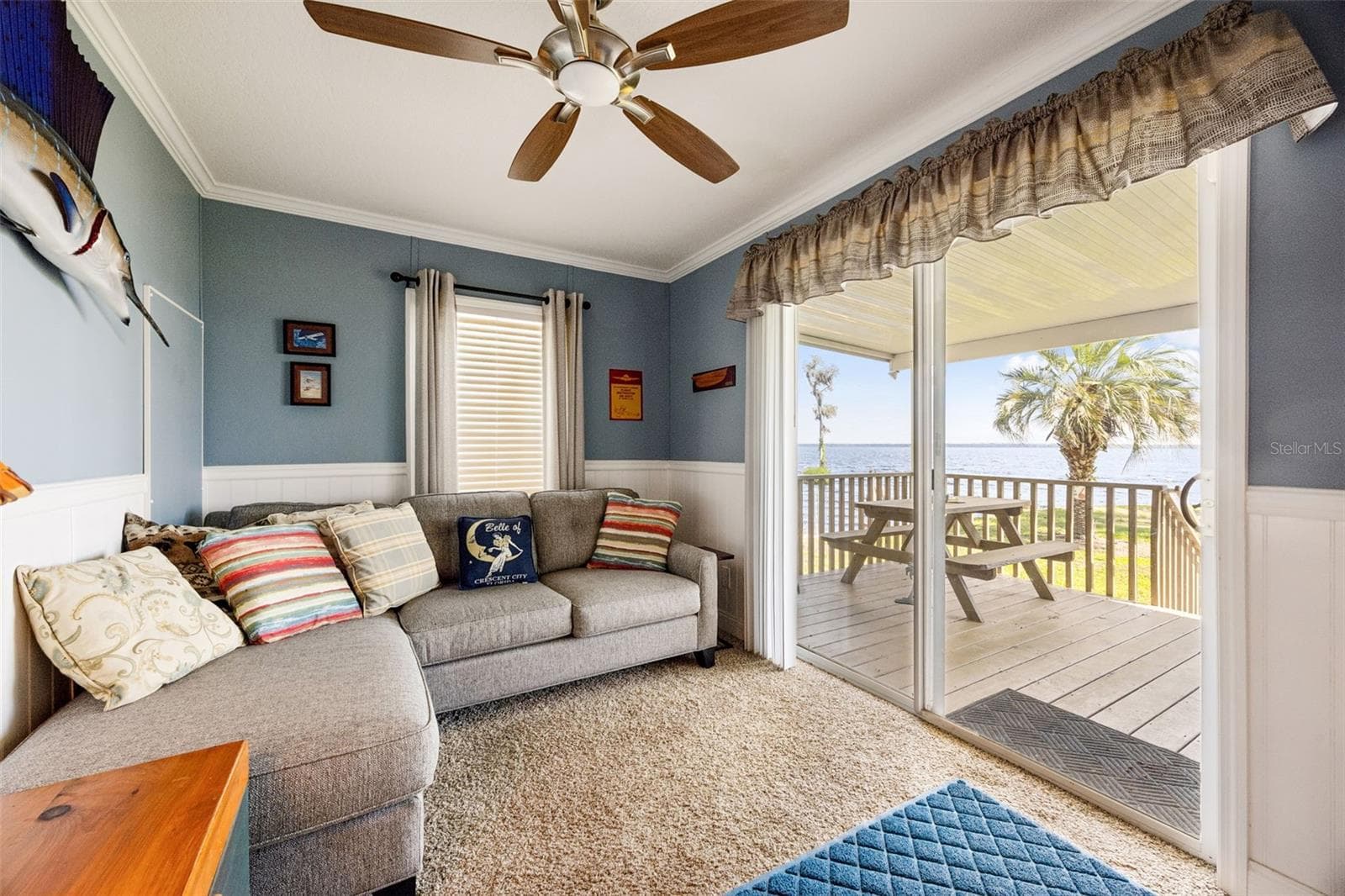 This den could double as a non-conforming 3rd bedroom - 108 SANDRA LN, CRESCENT CITY