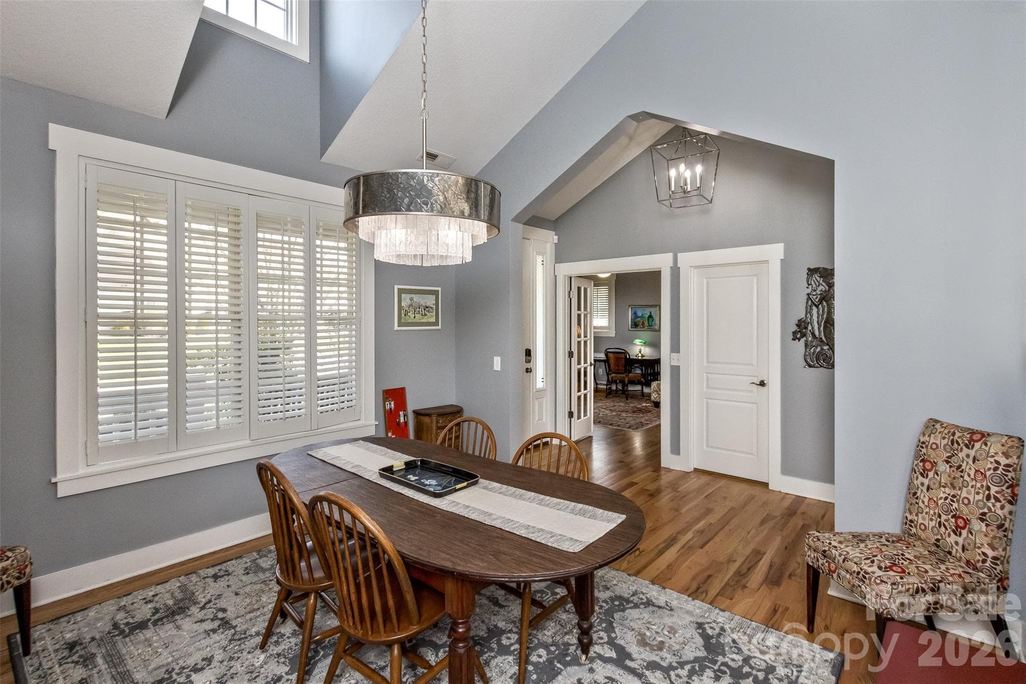 Very light and bright with a wall of windows and an upper window - 37 Creekside View Drive, Asheville