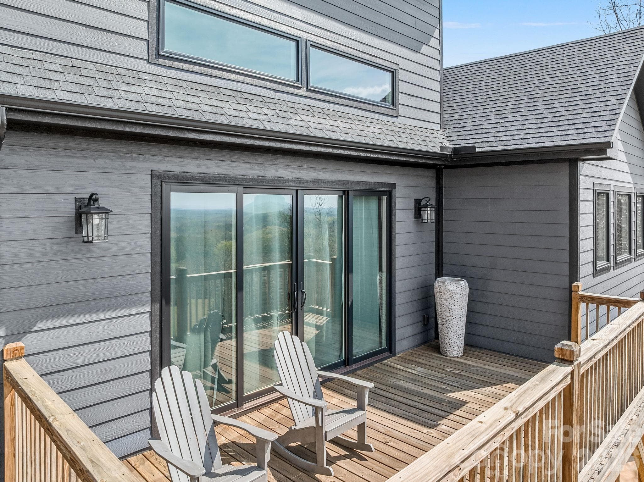 Main level deck off living room. - 345 Preservation Trail, Columbus