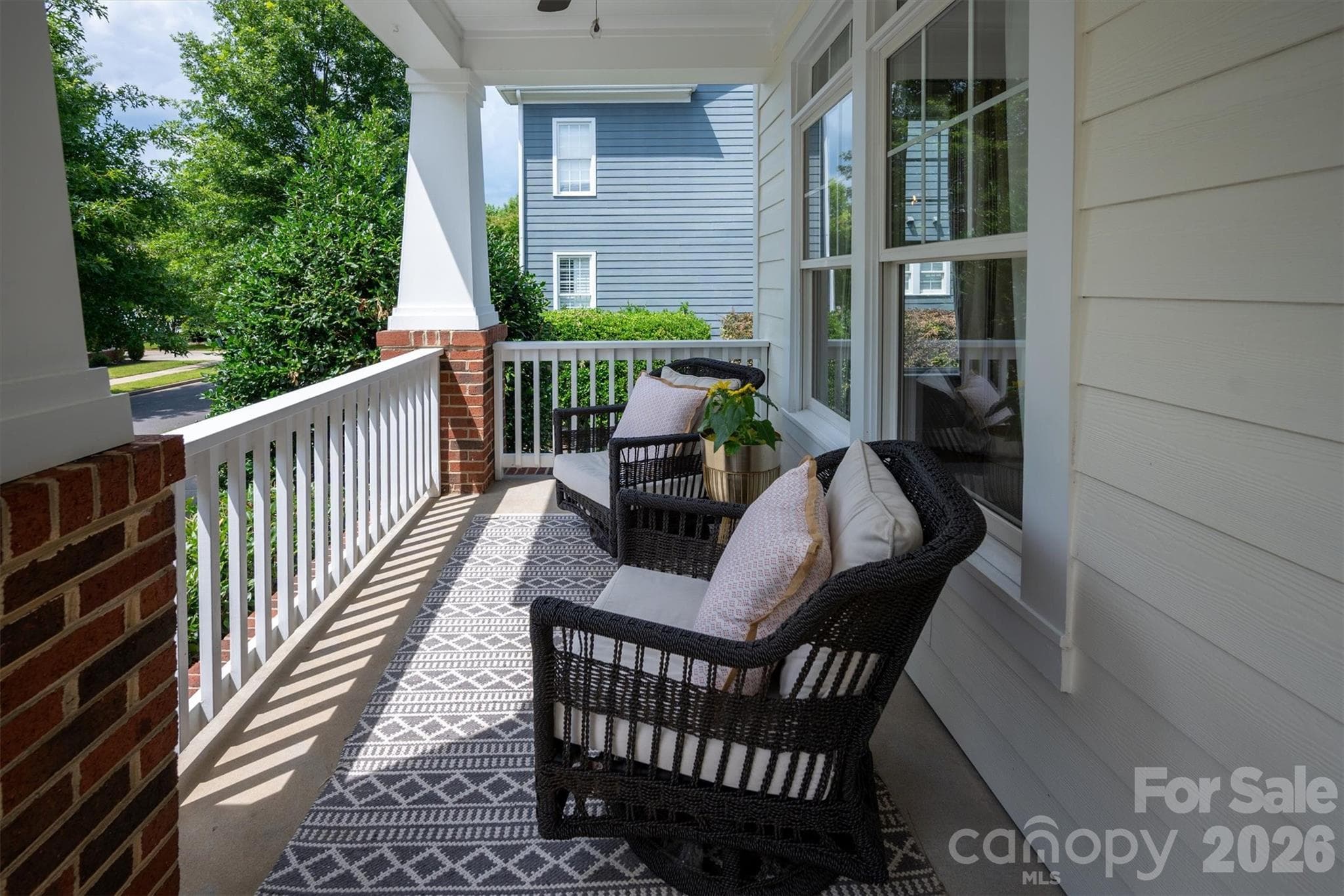 Southern front porch - 869 Stratford Run Drive, Fort Mill