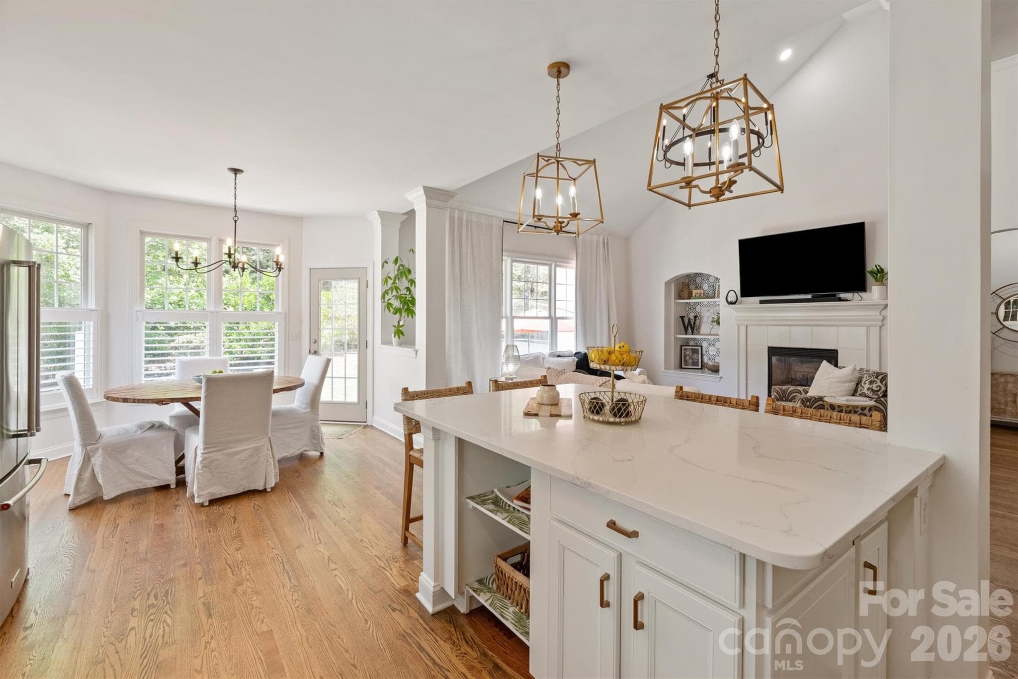 Open concept floor plan - 869 Stratford Run Drive, Fort Mill