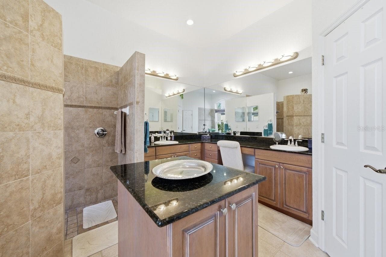 Primary Bathroom with movable Island - 5021 CHAMPIONSHIP CUP LN, SPRING HILL
