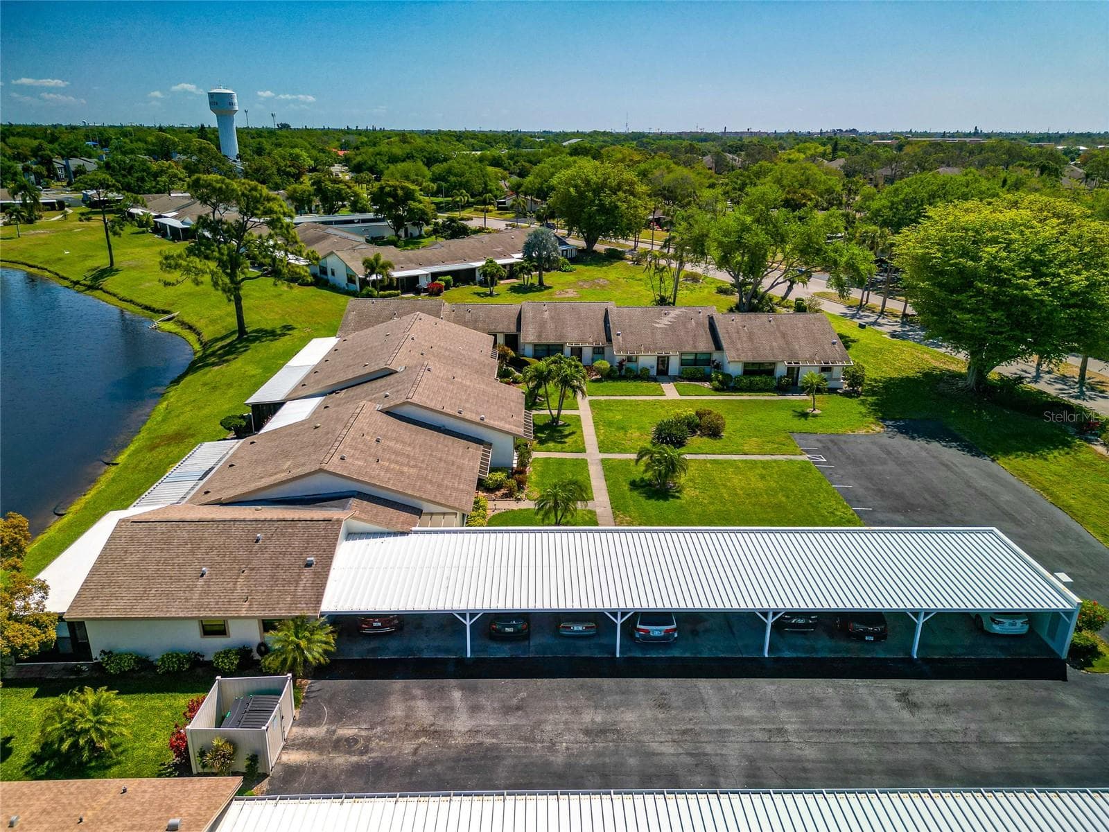 Aerial of carport - 6220 29TH AVE W #6220, BRADENTON