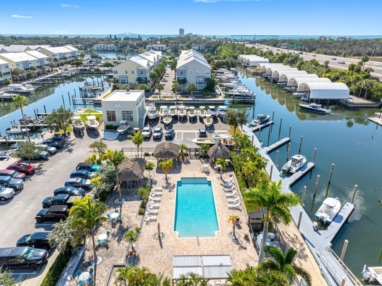 Community pool and Marina - 6057 MOORINGS DR S, ST PETERSBURG