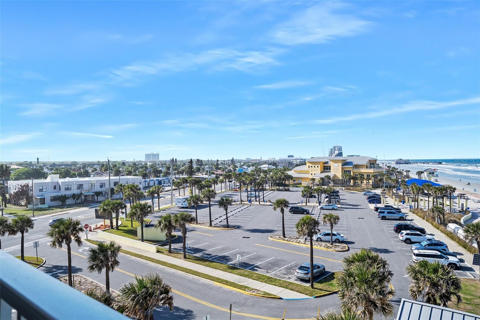 Lifeguard Administration building across the parking lot - 701 S ATLANTIC AVE #516, DAYTONA BEACH