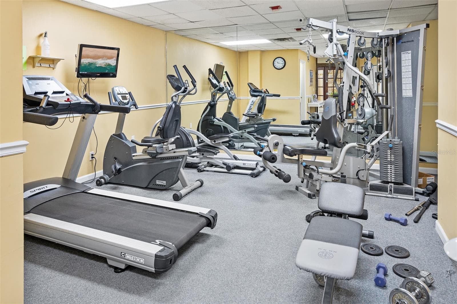Exercise area - 701 S ATLANTIC AVE #516, DAYTONA BEACH