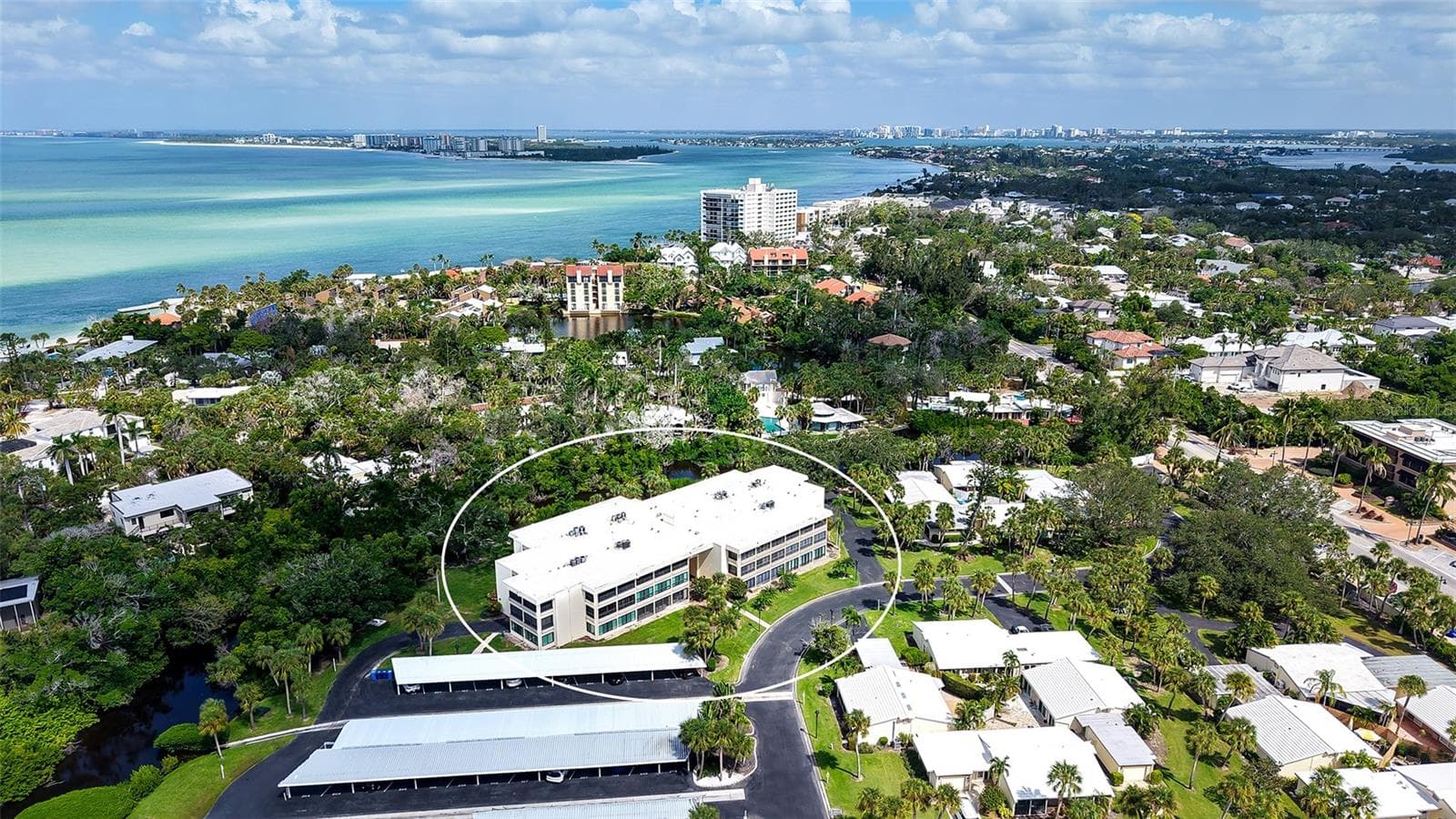 225 Hourglass Way is circled. - 225 HOURGLASS WAY #106, SARASOTA