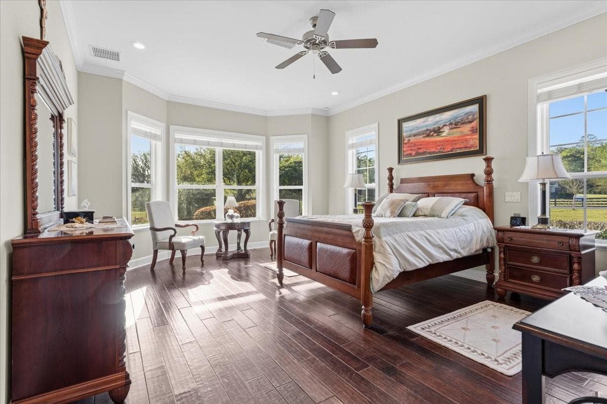 Primary Bedroom Suite (downstairs) - 10401 NW 153RD TER, ALACHUA