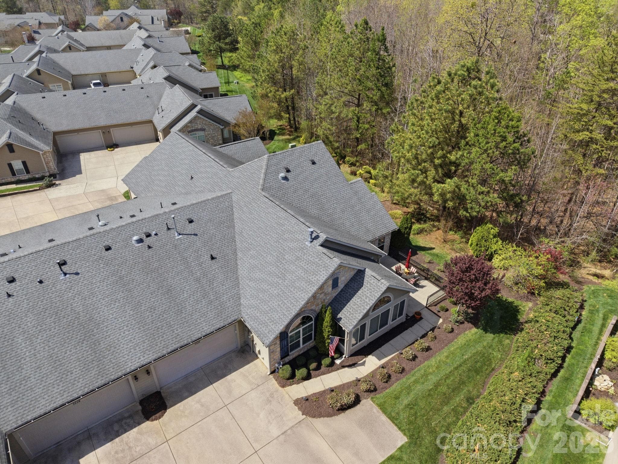 Backs up to woods. - 5224 Polo Gate Boulevard, Charlotte