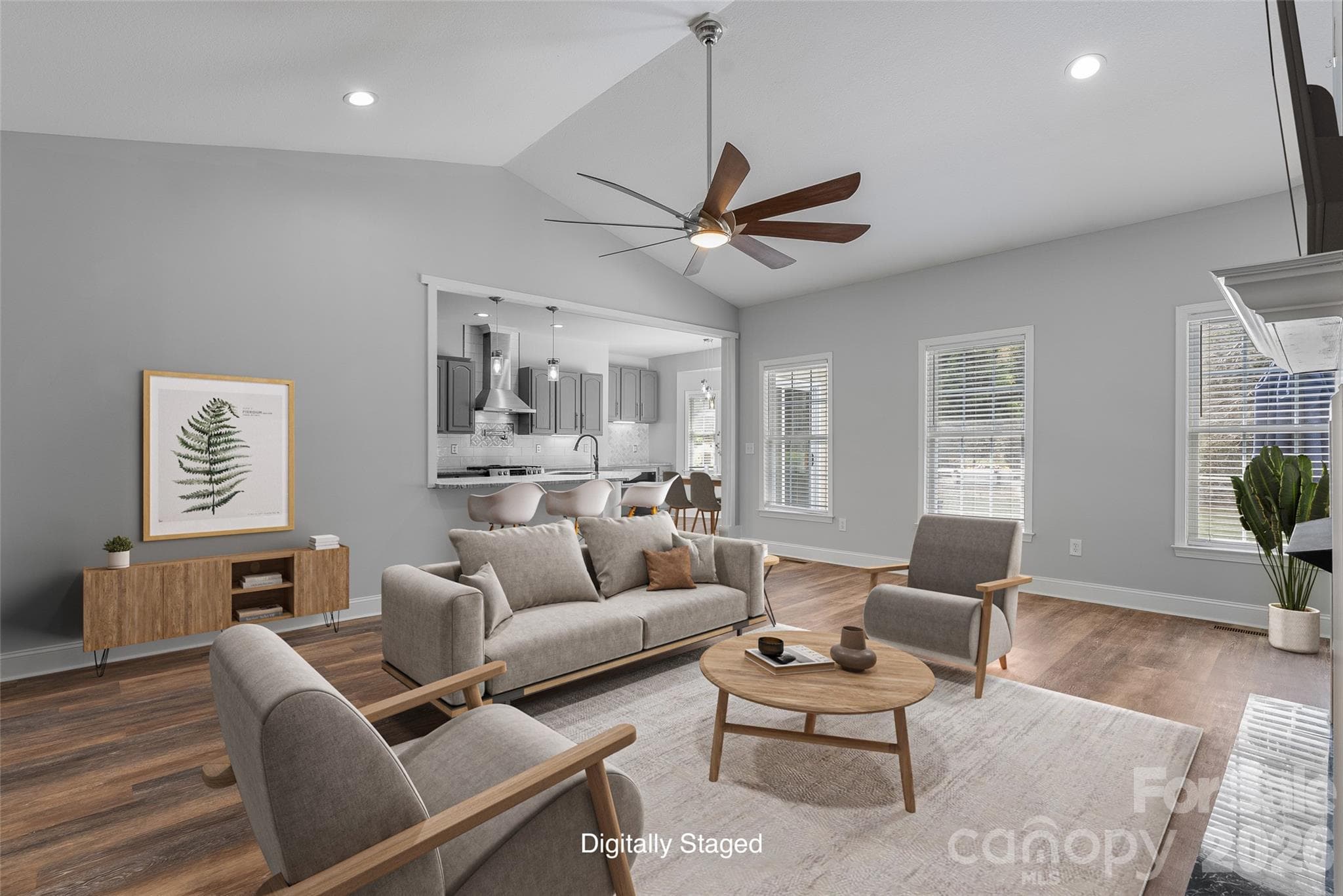 Open light filled -staged - Hendersonville