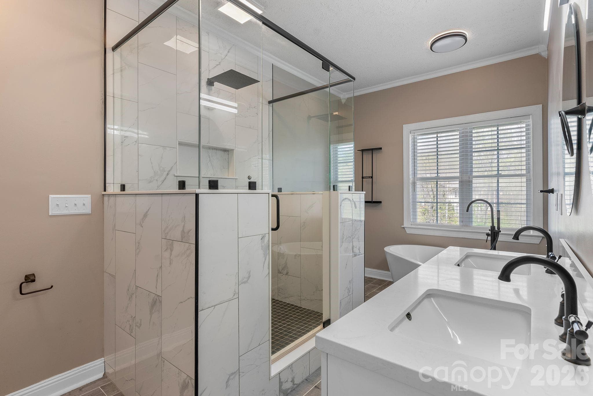 Custom Large Shower is newly finished and ready for you. - Hendersonville
