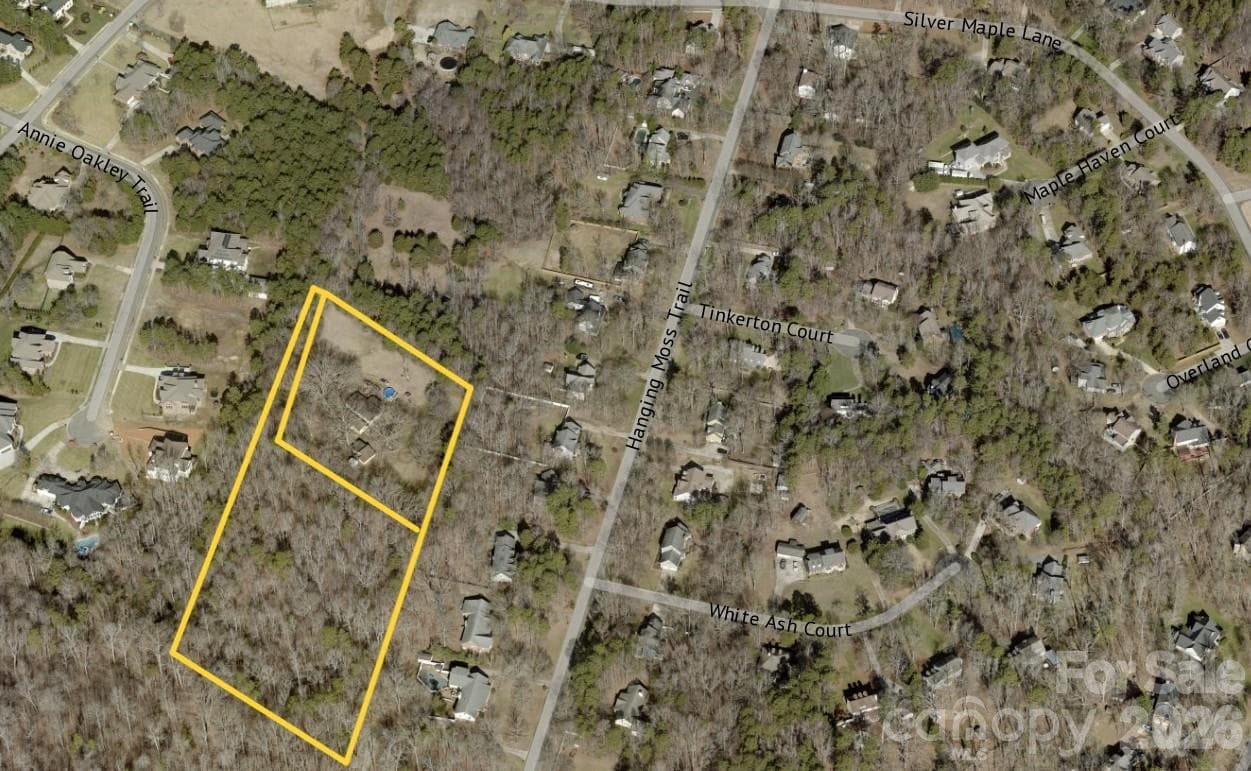 Approximate lines 6.34 Acres total - 7918 Silver Maple Lane, Mint Hill