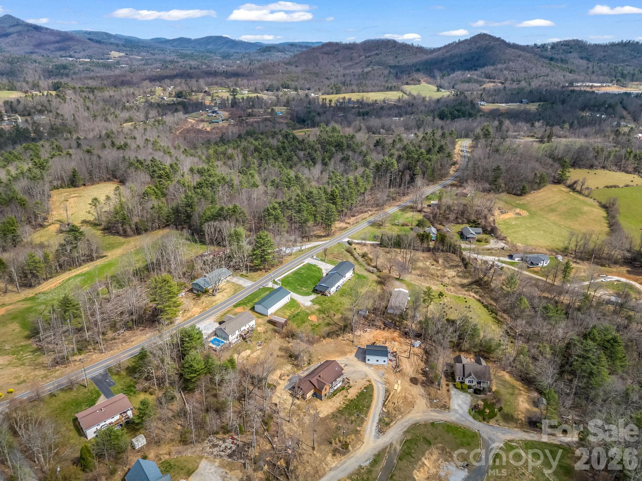 Aerial View - 1086 Carters Ridge Road, Spruce Pine