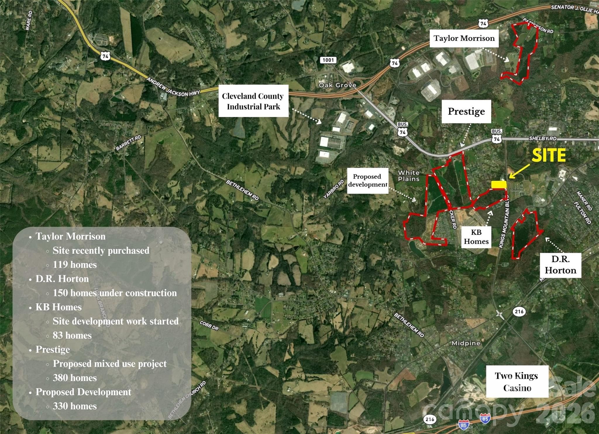 Lot at 222 Kings Mountain Boulevard, Kings Mountain, photo 6 of 6