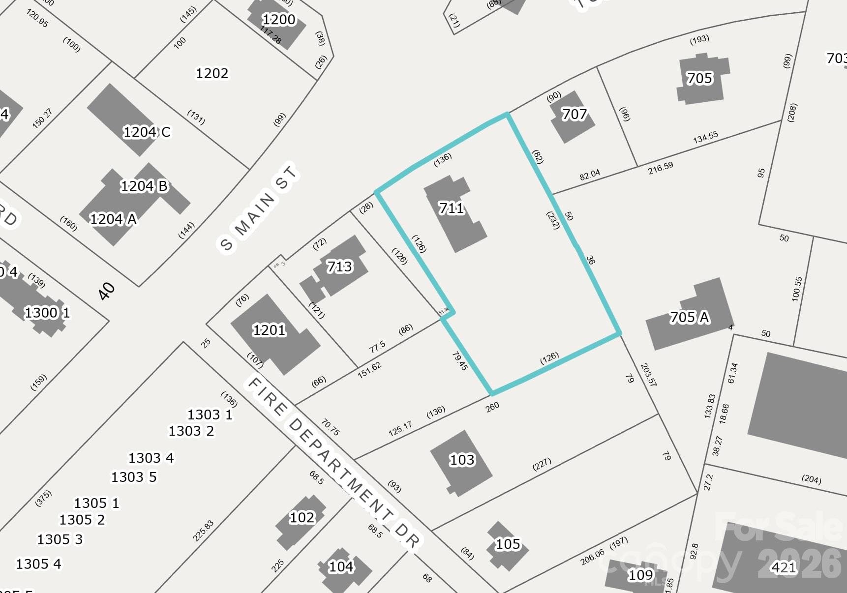 Lot at 711 Tuckaseege Road, Mount Holly, photo 2 of 2