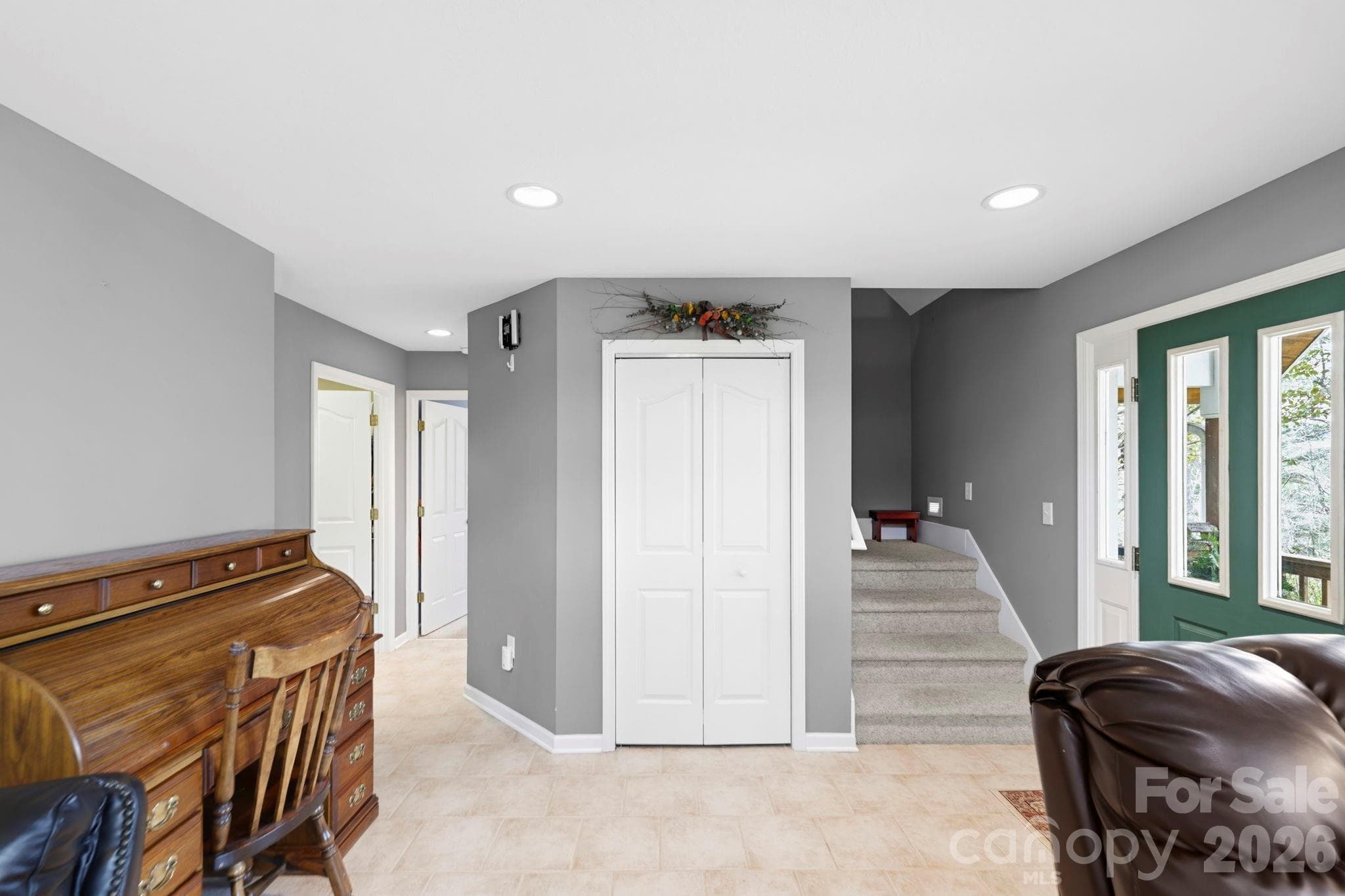 Entry way to the home. - 13705 Rosman Highway, Lake Toxaway