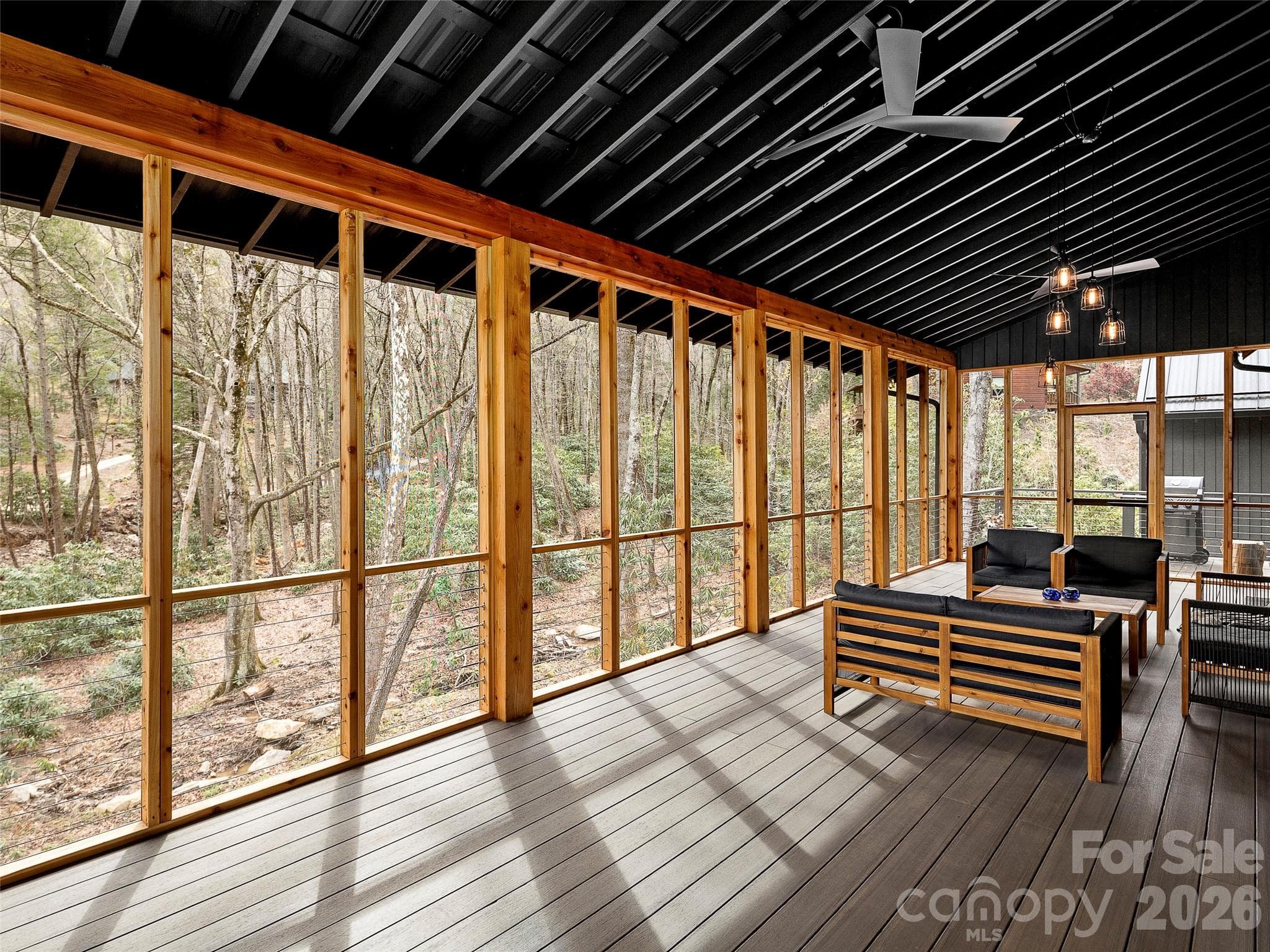 Upstairs Deck - 80 Hemlock Circle, Black Mountain