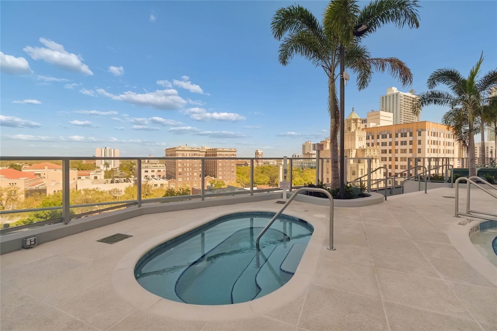 Relax in the spa while enjoying elevated views from the resort deck - 400 CENTRAL AVE #2505, ST PETERSBURG