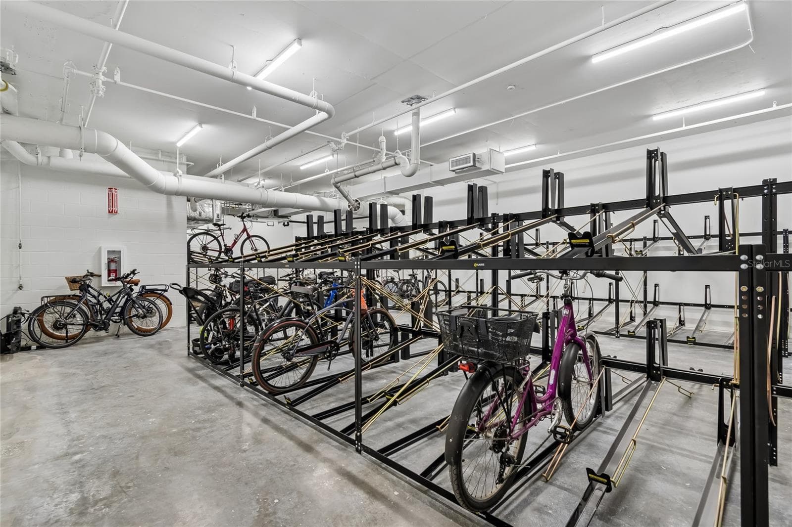 Secure resident 3 large bicycle storage areas provide convenient access for exploring downtown - 400 CENTRAL AVE #2505, ST PETERSBURG